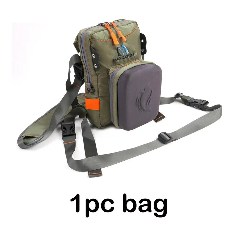 Maximumcatch Fly Fishing Chest Bag With Molded Fly