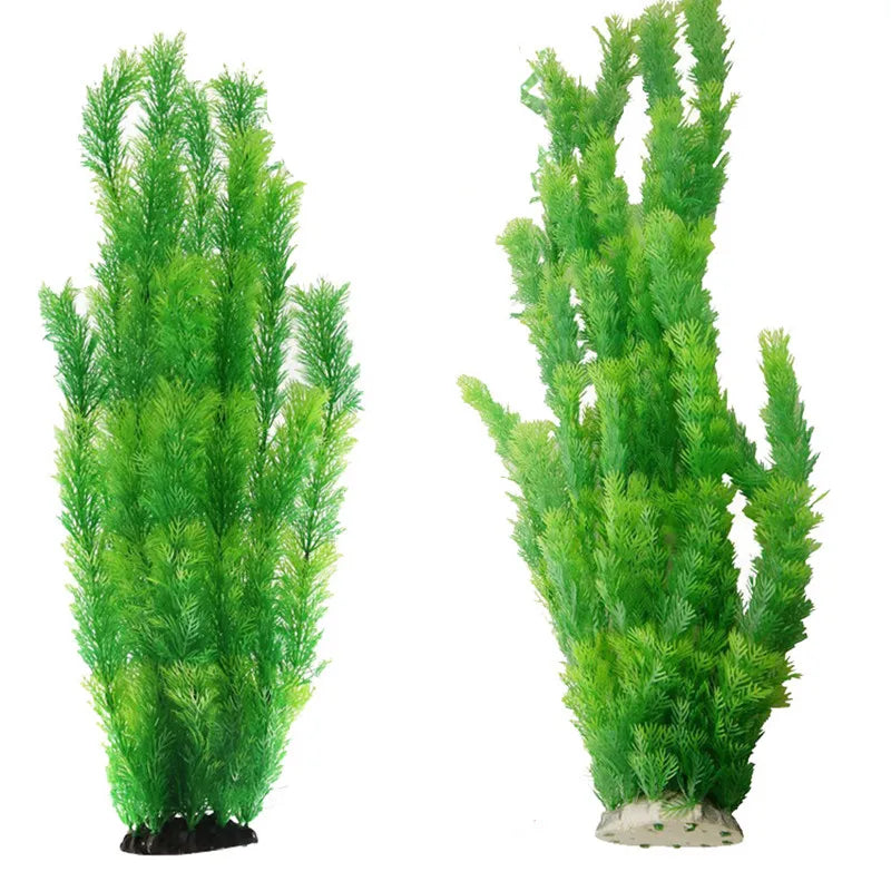 24-52cm Large Aquarium Plants Plastic Grass Fish Tank