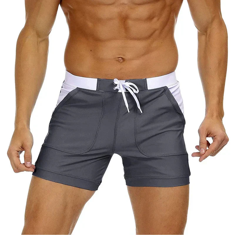 MAGCOMSEN Men's Swimwear Shorts Summer Quick Dry Swimming