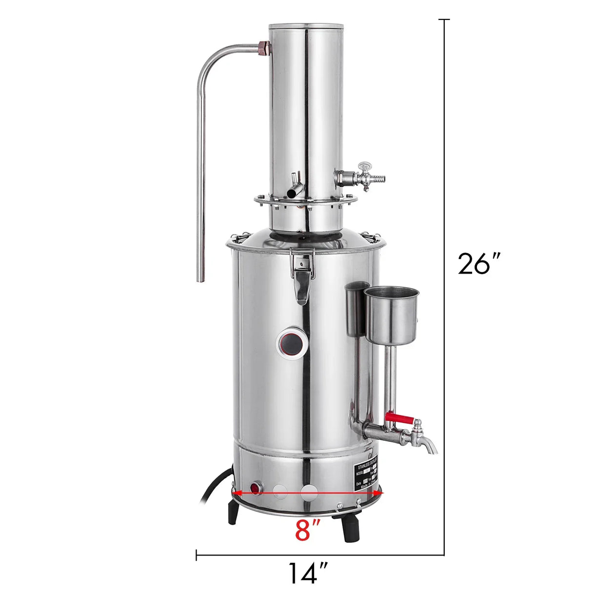 VEVOR 500ML 2L 3L 5L Lab Pure Water