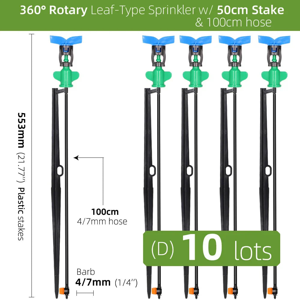 360 Degrees Leaf-Type Automatic Rotary Sprinkler Hanging Fogger