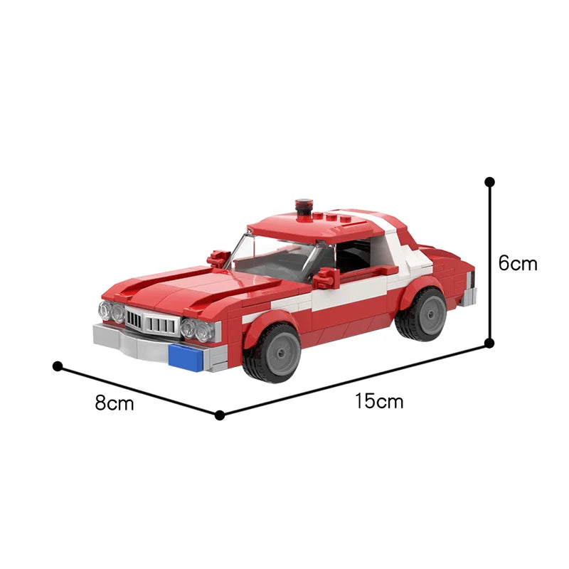 MOC Supercar Model Starskys Hutch Grans Torinos Building