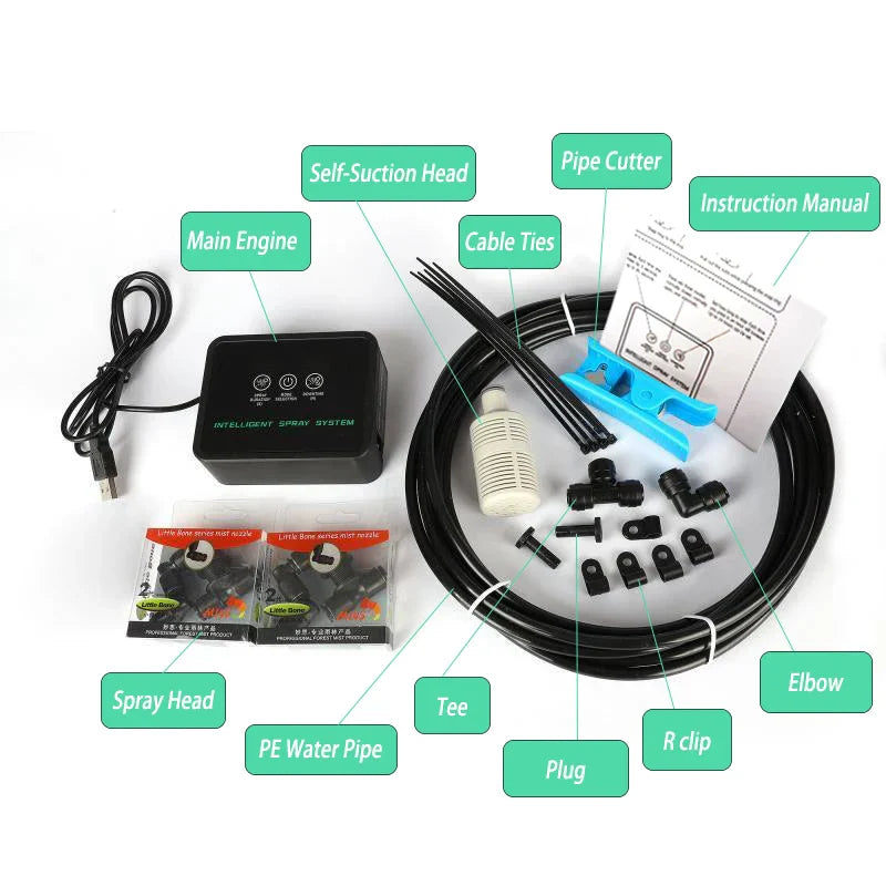 Intelligent Automatic Watering System For Garden Spray Irrigation