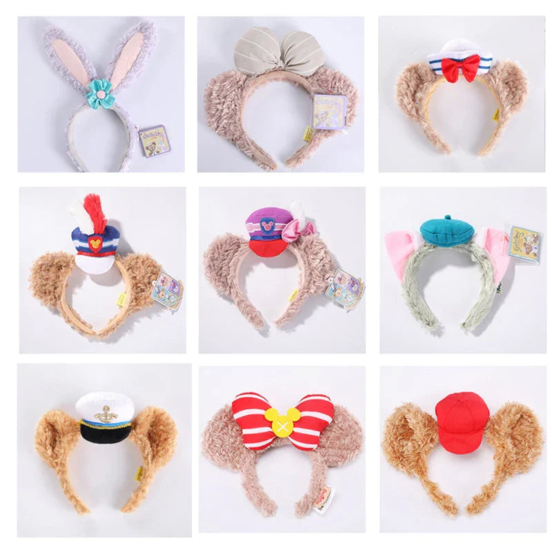 Disney Christmas Catoon Plush Animal Hairband Headband Hair