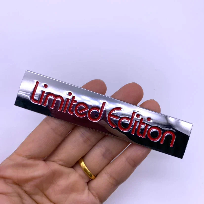 Metal Limited Edition Emblem Trunk Fender Tail Car