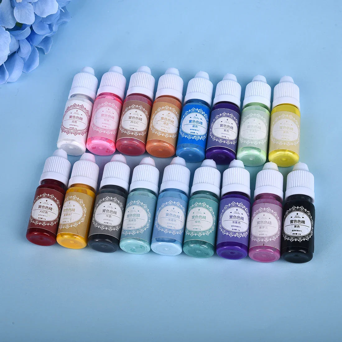 10ML 17 Color Resin Pigment Epoxy Resin Pigments