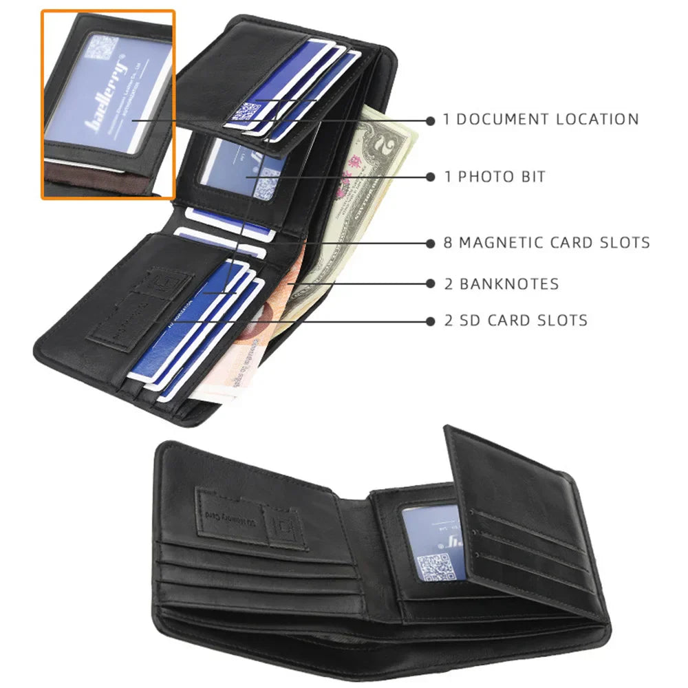 2021 Men’s Wallet – Customized PU Leather Card Holder