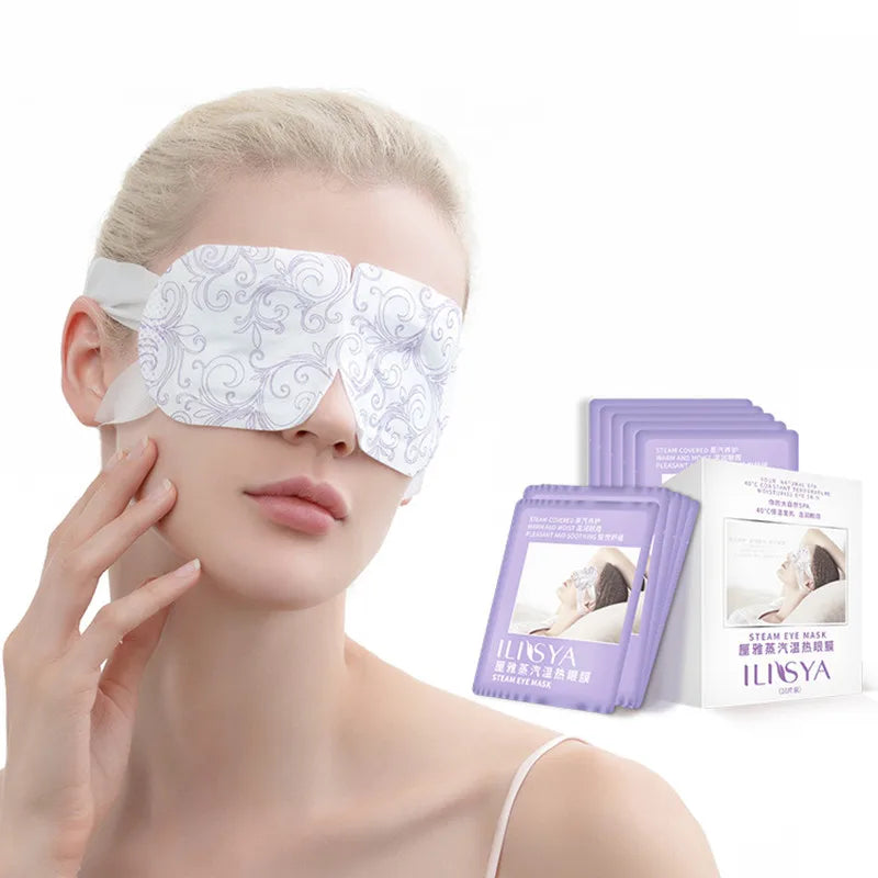 30PCS-Lavender Oil Steam Eye Mask Eye Care Skin