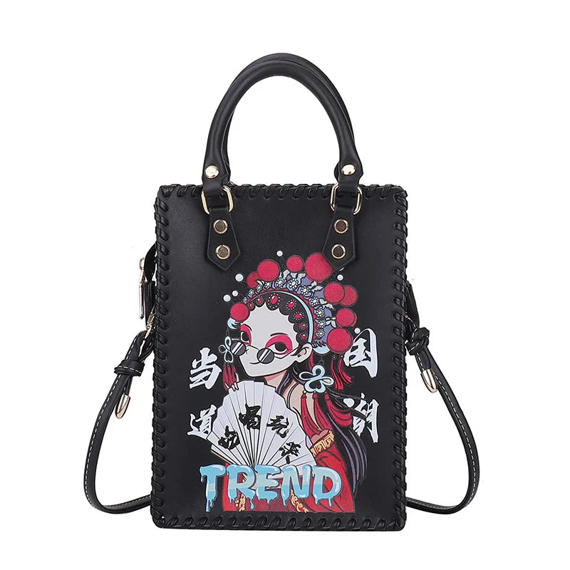 Tote Paper Bag DIY Sewing Kit Portable Women