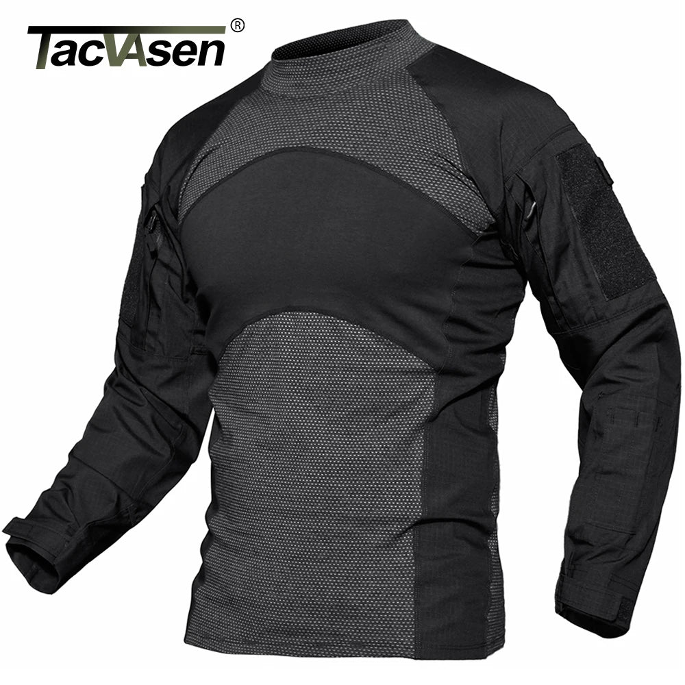 TACVASEN Oversize Long Sleeve Work tshirt Mens Summer