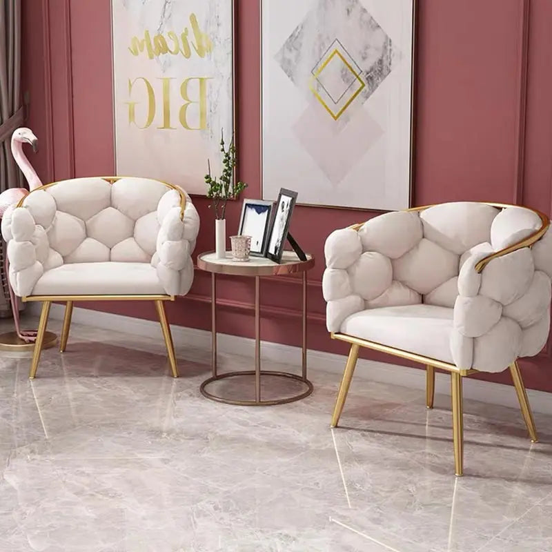 Nordic Ins Leisure Single Sofa Chairs Light luxury