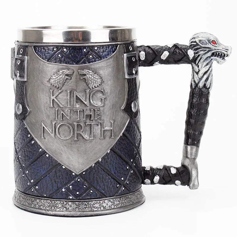 GOT Mug Goblet Stainless Steel Resin 3D Beer