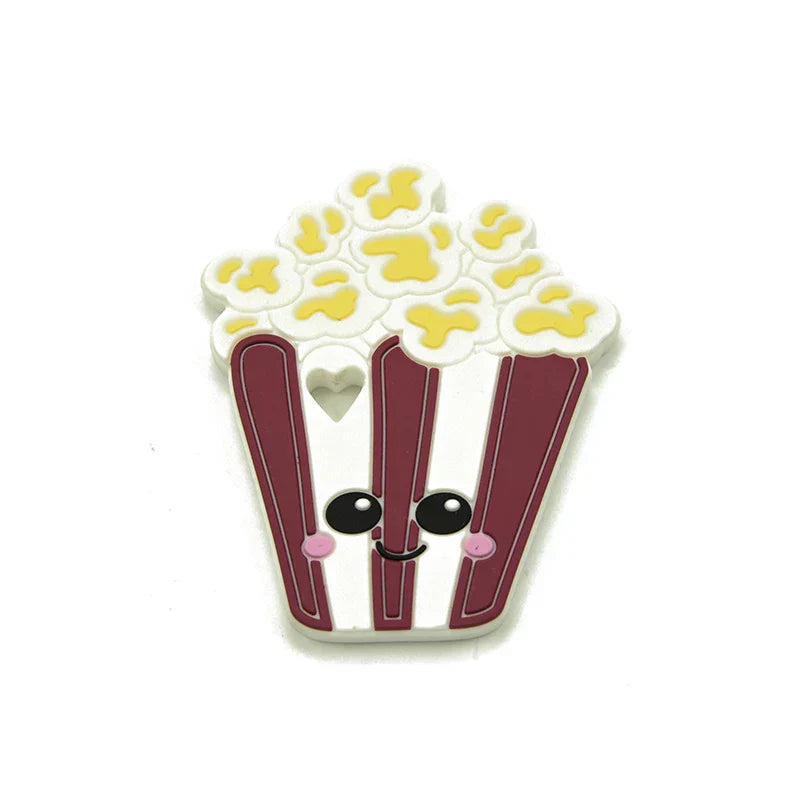 TYRY.HU 2pcs Silicone Dessert Cartoon Teethers Safe BPA