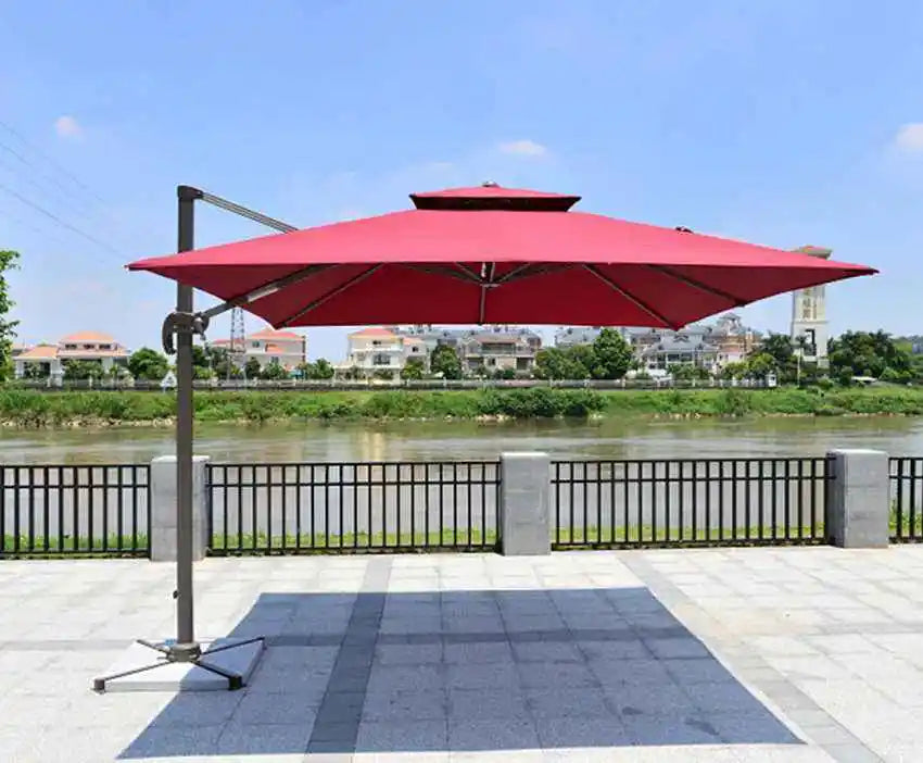 Patio umbrella canopy replacement 3mx3m square garden umbrella