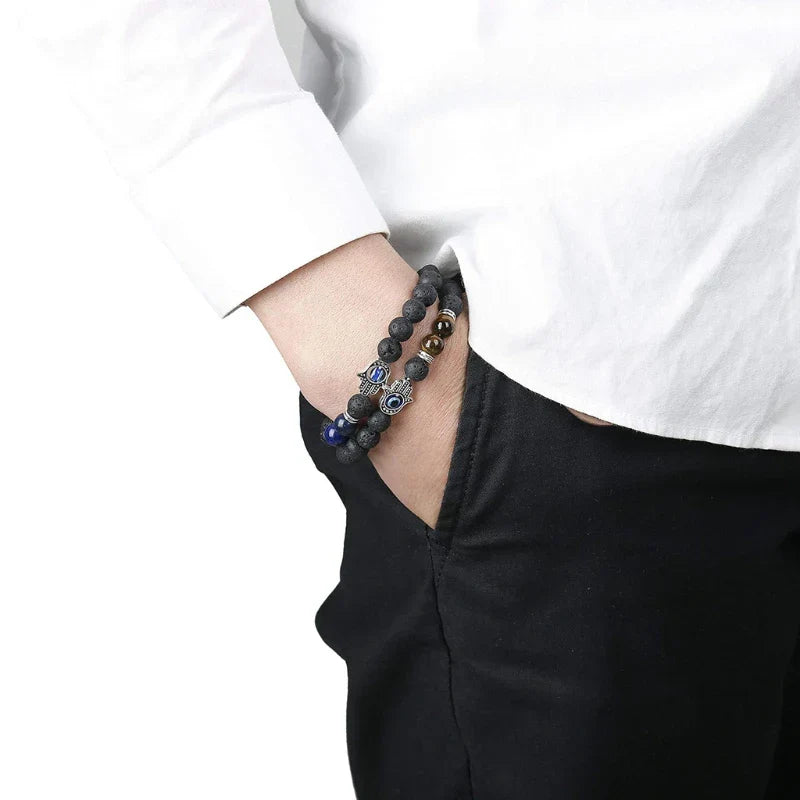 6/9 Pcs Evil Eye String Bracelets Hamsa Hand