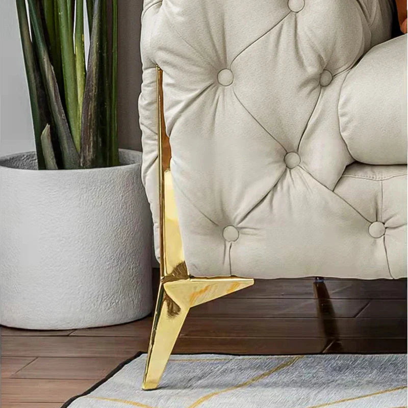 4Pcs Furniture Legs Gold Metal Heavy Duty Support