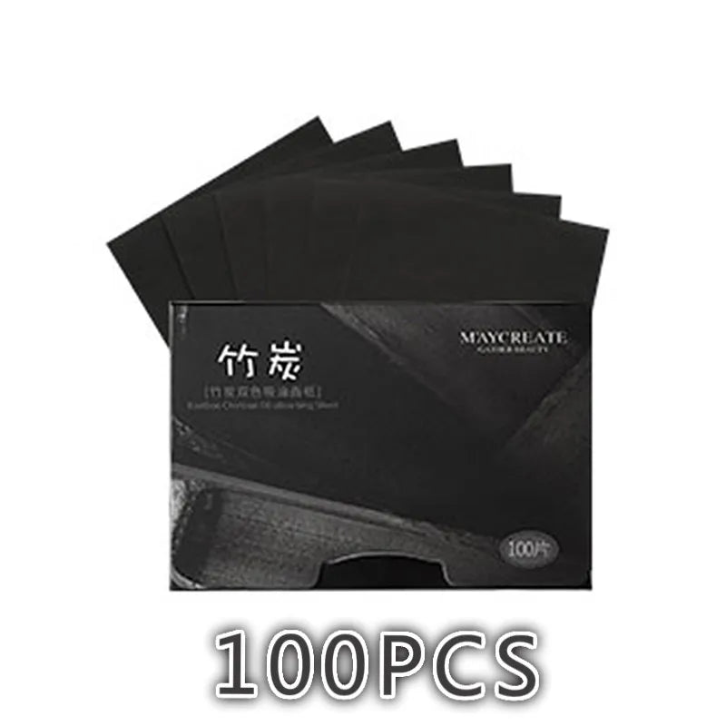80100pcs Men Women Oil Blotting Sheets Oilabsorbing Paper