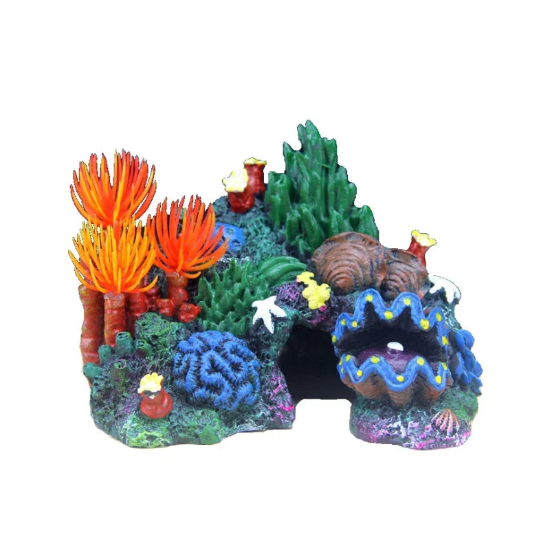 Aquarium Equipment Accessories Rockery Glass Fish Tank Landscaping