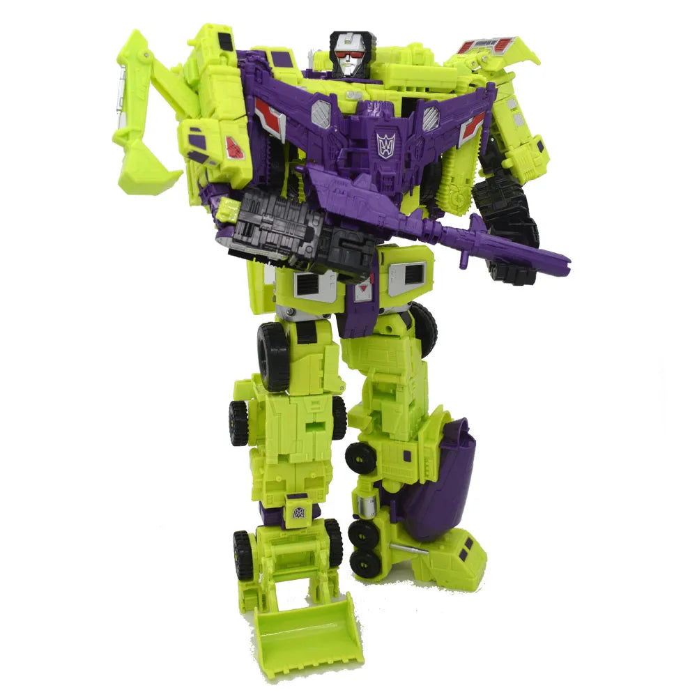 HZX 6In1 Devastator Haizhixing Transformation Toys Anime Action