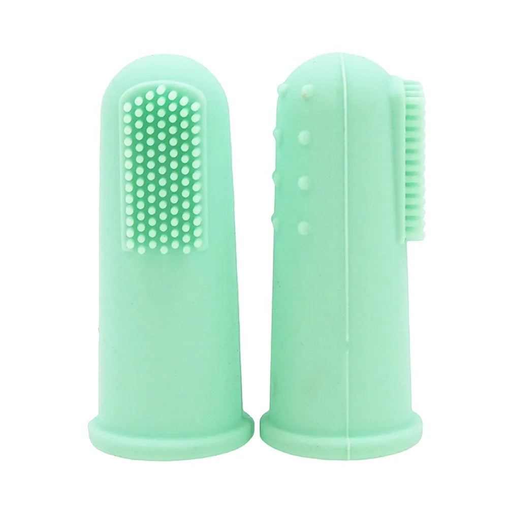 Chenkai 30PCS Baby Soft Finger Toothbrush BPA Free