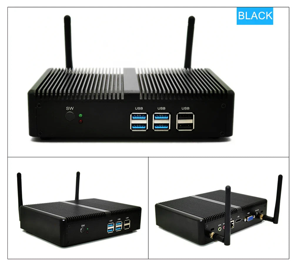 Eglobal Cheap Fanless Mini PC Windows 10 Pro