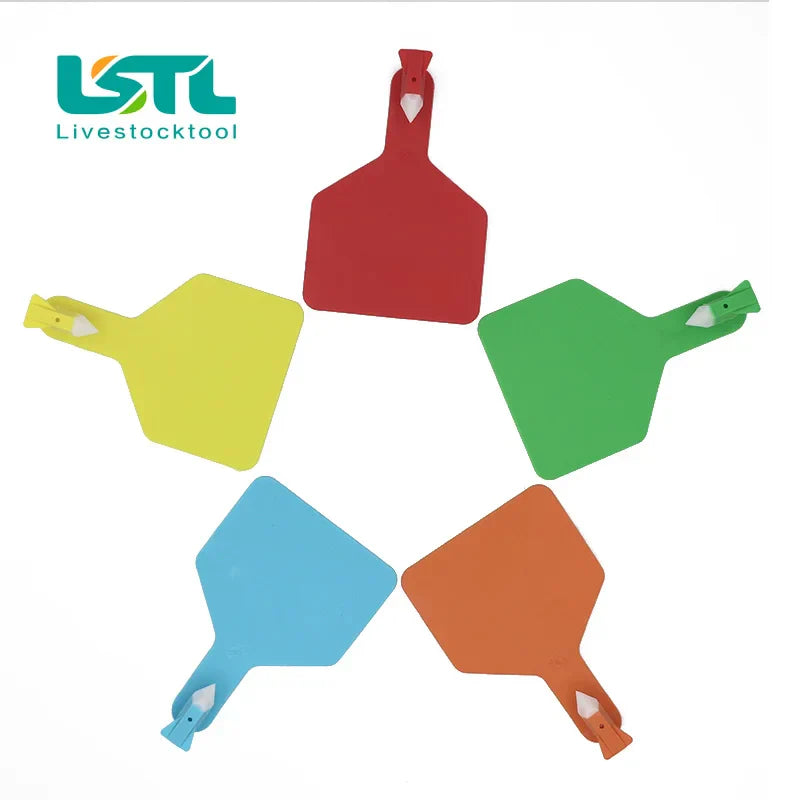 50Pcs TPU Cow Cattle Ear Tag Signs Without