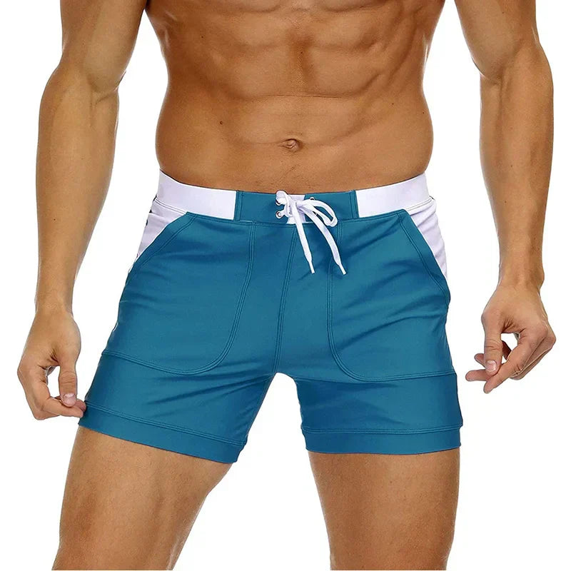 MAGCOMSEN Men's Swimwear Shorts Summer Quick Dry Swimming