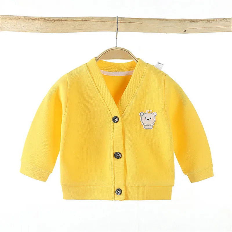 Winter/Autumn Baby Girls Boys Cardigan Sweater Tops Solid