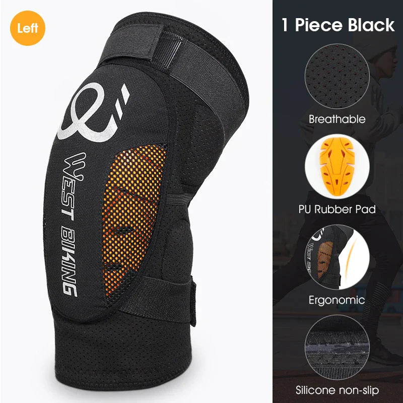 WEST BIKING Knee Pads Cycling Protector With PU