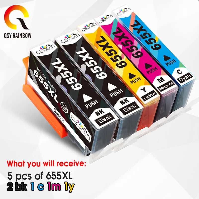 CMYK SUPPLIES 5x ink cartridge replacement for hp