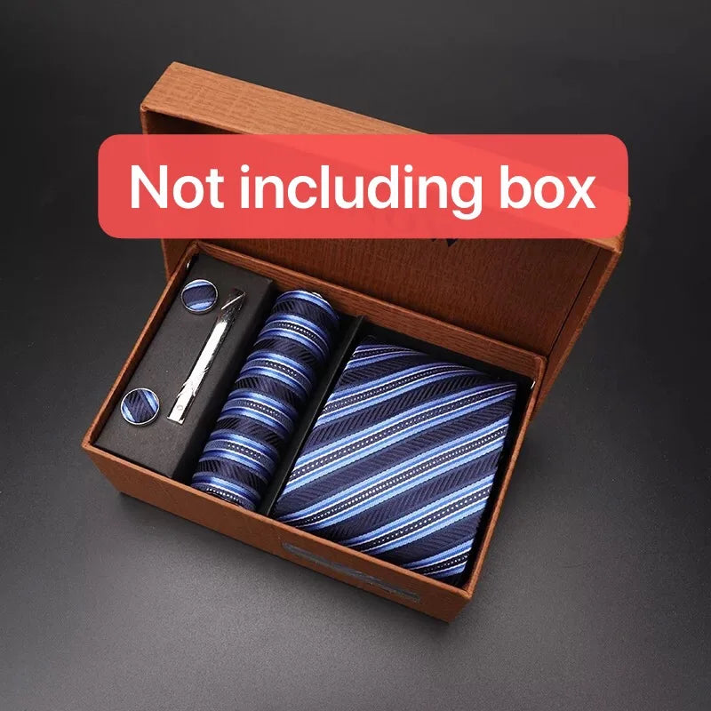 modern ties for men 2024 red Set Gift