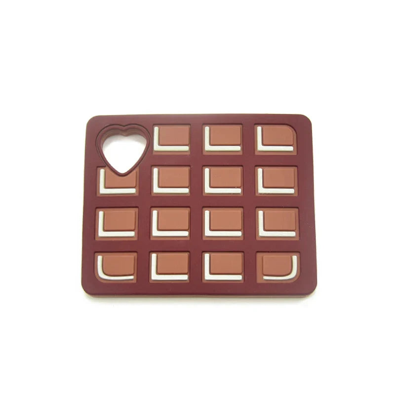 TYRY.HU 2pcs Silicone Dessert Cartoon Teethers Safe BPA