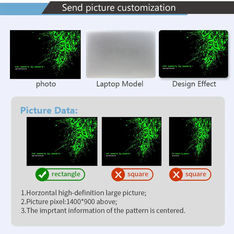 DIY Laptop Sticker Laptop Skin 12/13/14/15/17 inch for