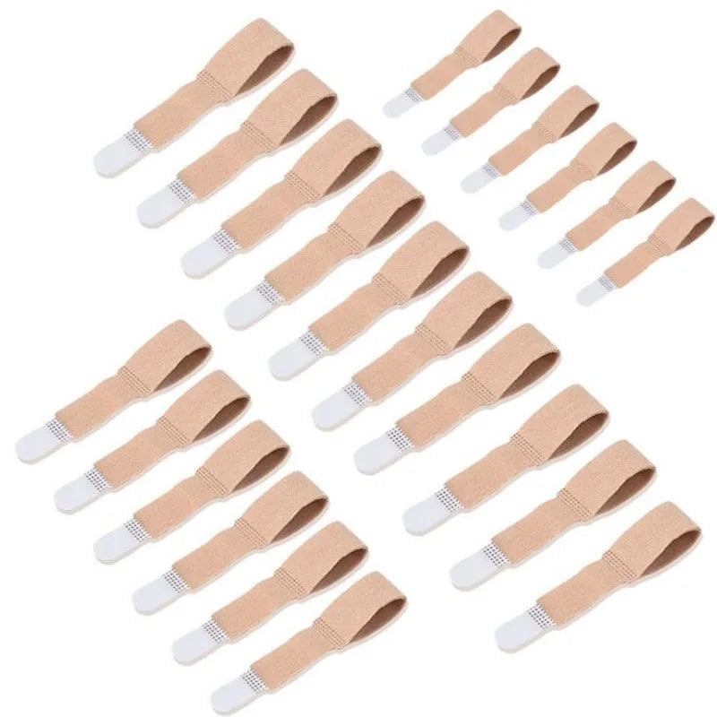 3/6/12/18Pcs Toe Finger Straightener Hammer Tape Hallux Valgus