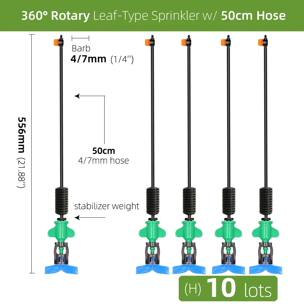 360 Degrees Leaf-Type Automatic Rotary Sprinkler Hanging Fogger
