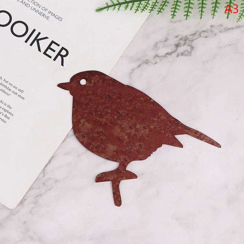 Sparrow Robin Garden Birds Outdoors Garden Decoration Rusty