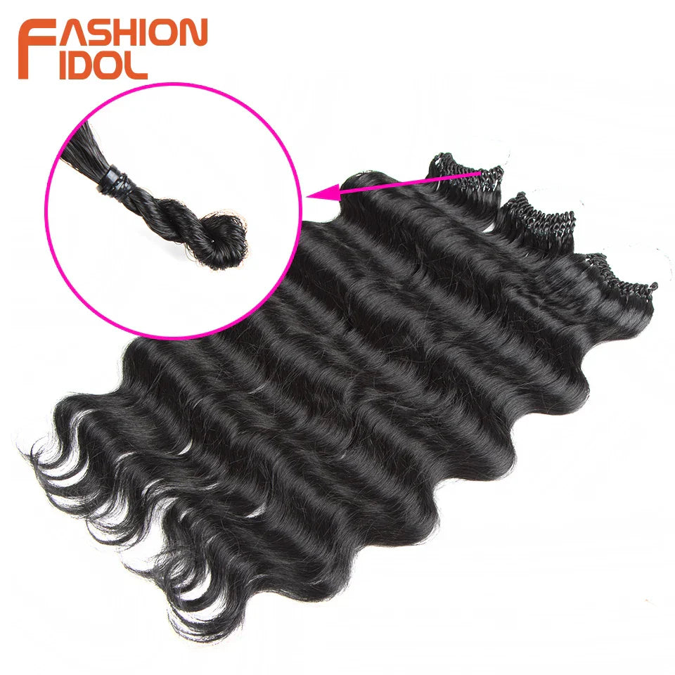FASHION IDOL 24 Inch Body Wave Crochet Hair