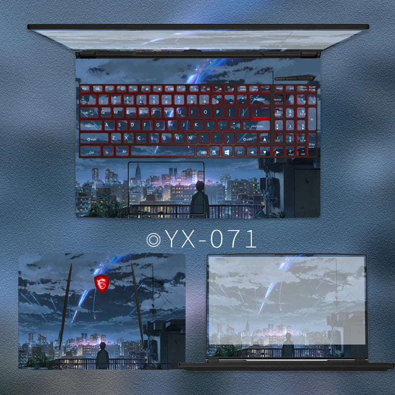 KH Laptop Sticker Skin Decals Cover Protector Guard