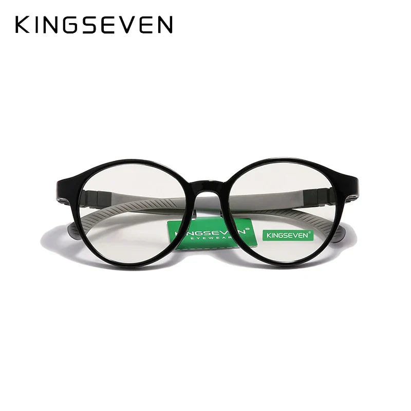 KINGSEVEN Children S Size 43mm Anti-blue Square Blue