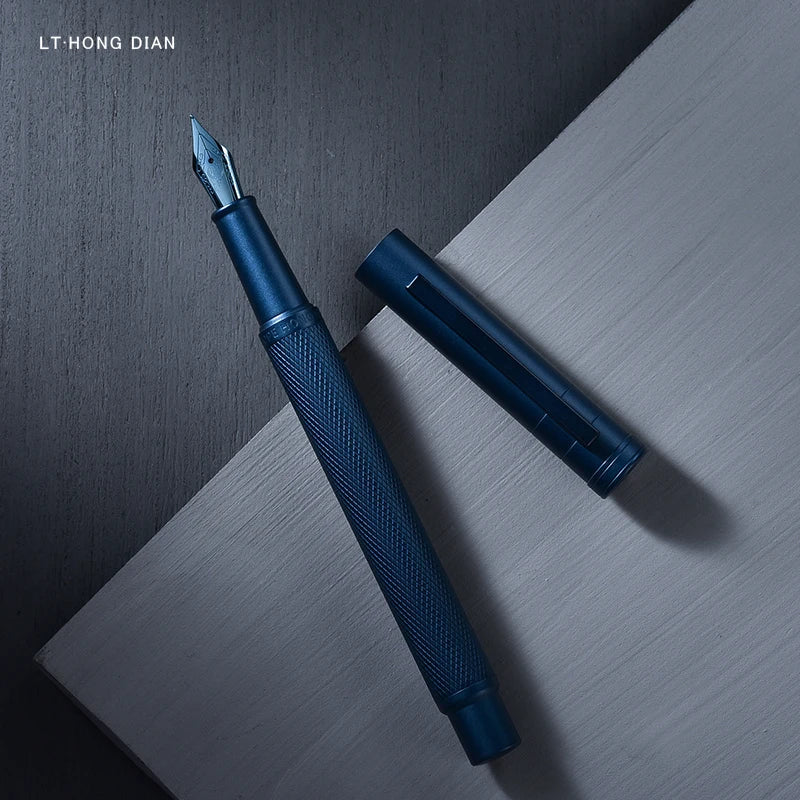 LT Hongdian Deep Blue Forest Metal Nib EF/F/Curved