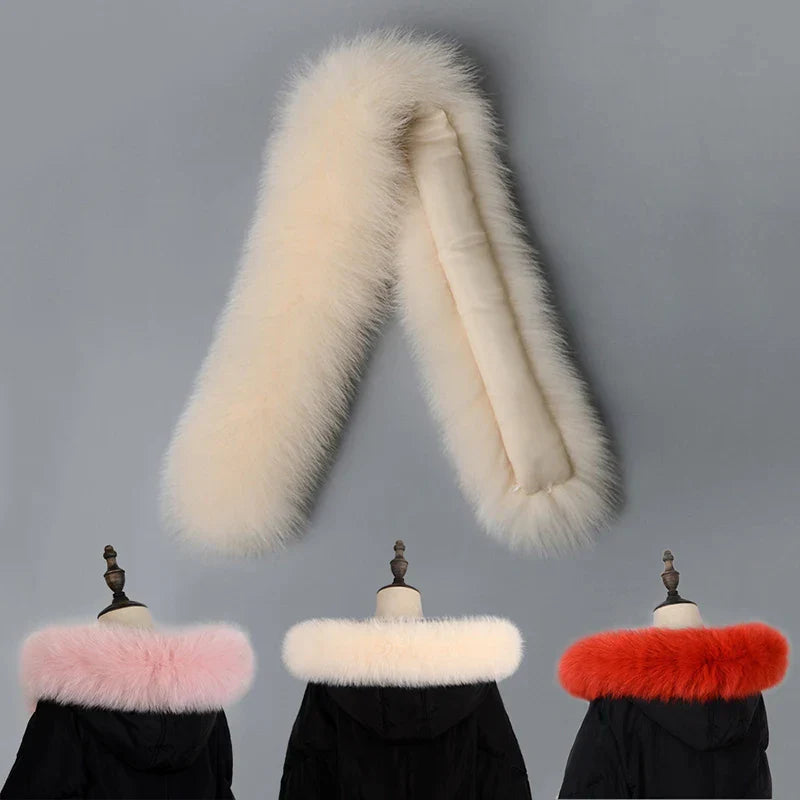 Natural Fur Tapes for Collar DIY Apparel Sewing