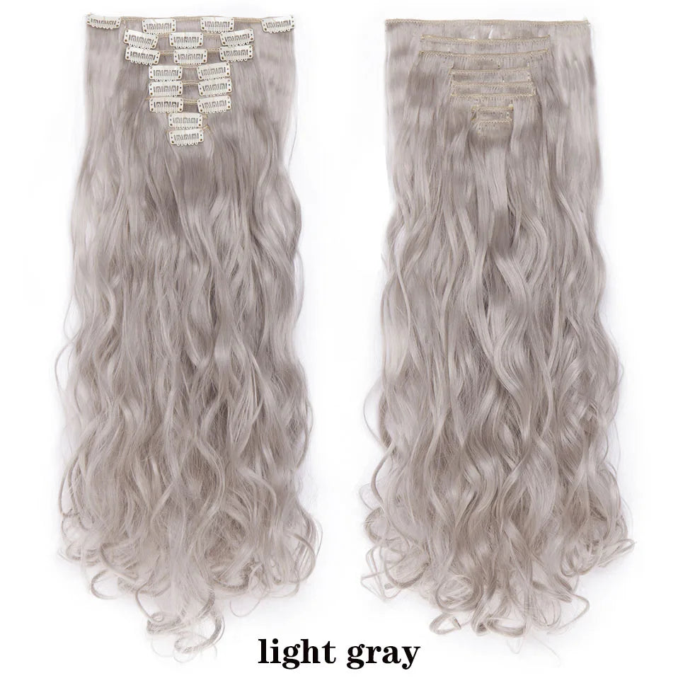 HAIRRO 24Inches 170g 36 Colors Long Straight Synthetic