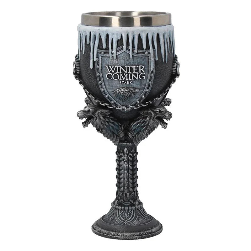 GOT Mug Goblet Stainless Steel Resin 3D Beer