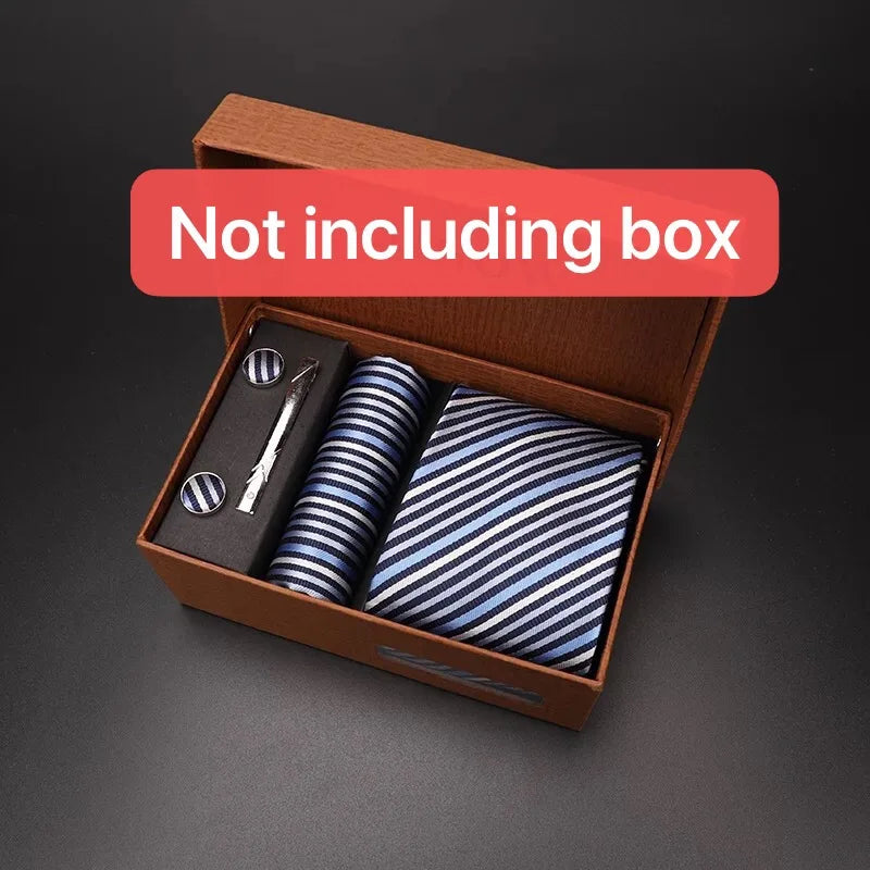 modern ties for men 2024 red Set Gift