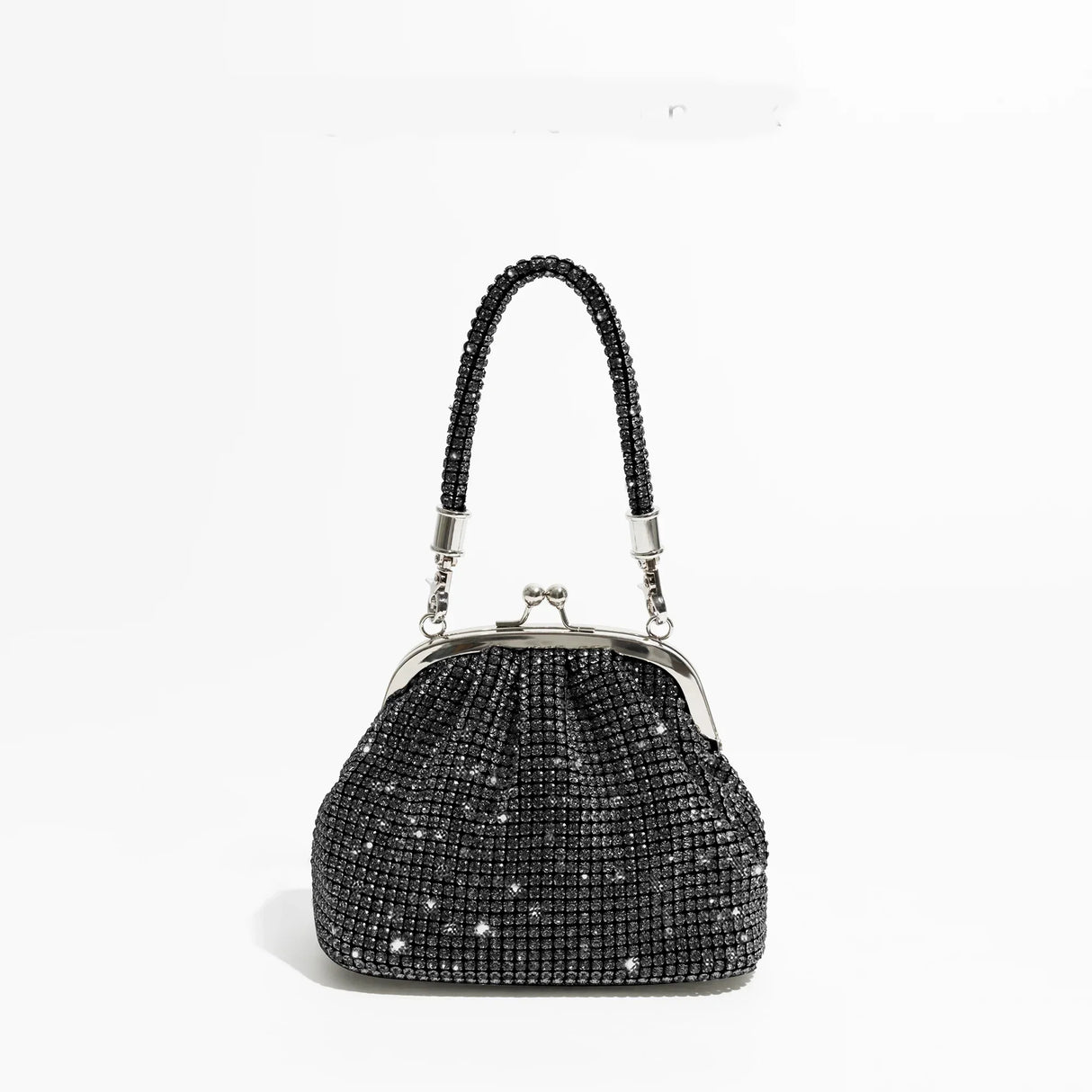 Handle Rhinestones Evening clutch Bag Purses and handbag