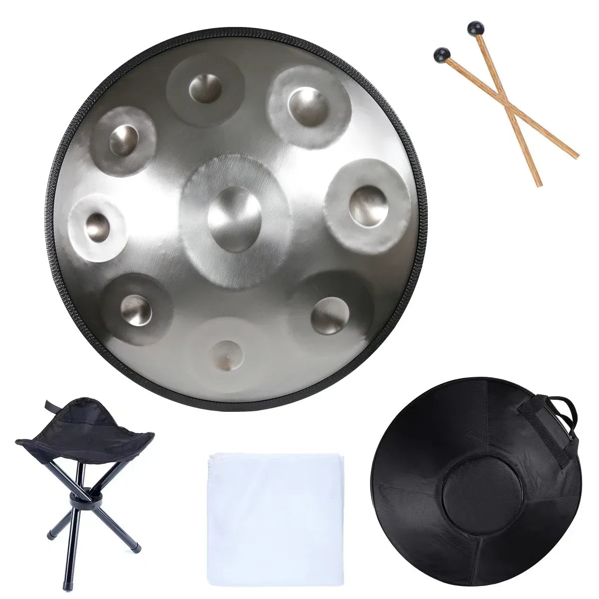 Handpan 18 Inch 9 Notes G Minor 440HZ