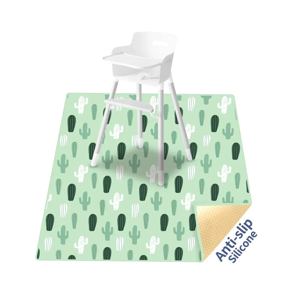 HappyFlute Splat Mat for Under High Chair/Arts/Crafts Washable