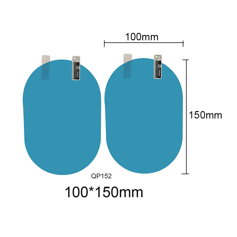 2 Pcs Car Sticker Rainproof Film For Car