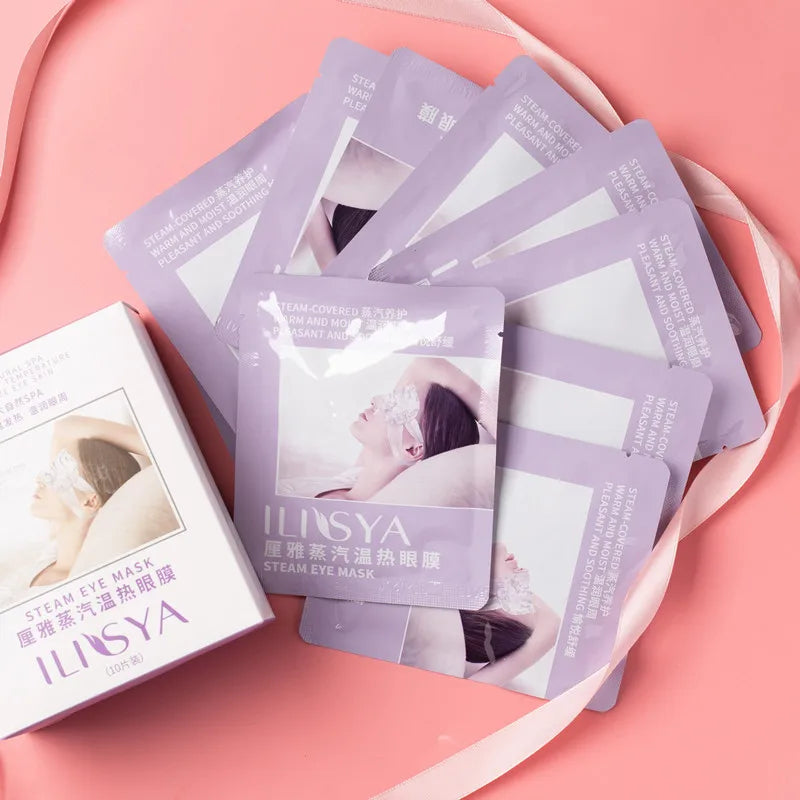 30PCS-Lavender Oil Steam Eye Mask Eye Care Skin