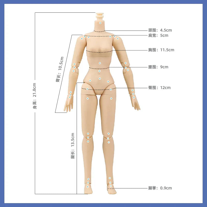 OB24 Blyth Dolls Body for ICY Moveable joints